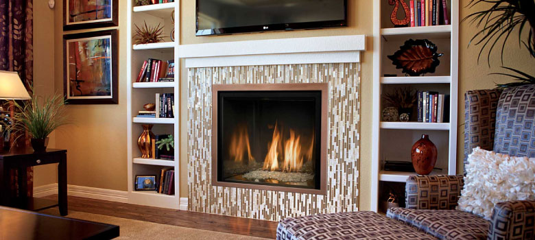 Enhance your living space with a decorated hearth