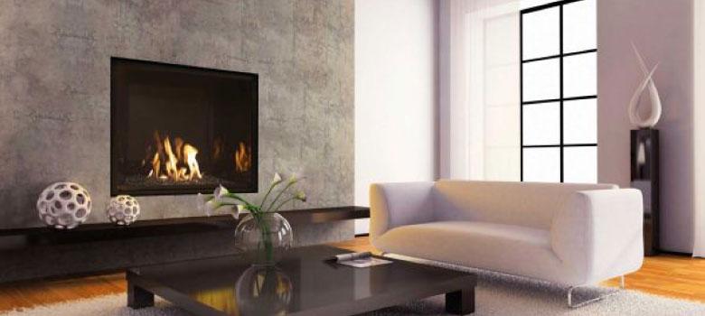 Fireplaces are a good way to bring a room together